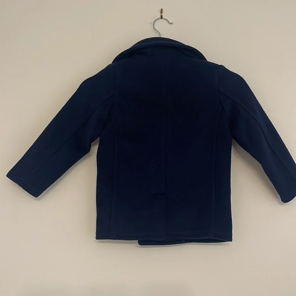 Baby Gap Boys toddler size 4 navy blue pea coat